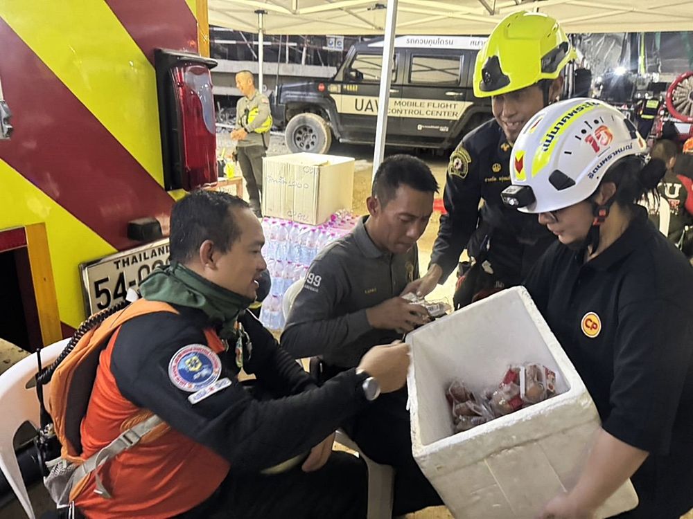 Standing together! CPF doing good deed deliver care through food from the heart support ongoing search efforts.