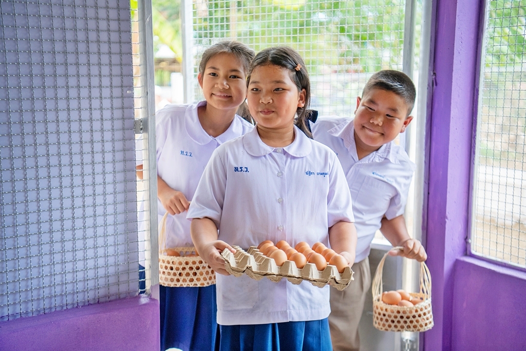 CPF ขยาย “โครงการเลี้ยงไก่ไข่เพื่ออาหารกลางวันนักเรียน” สู่ 1,030 โรงเรียน เสริมความมั่นคงทางอาหารผ่านการเข้าถึงโภชนาการที่ดี