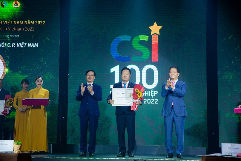 CP Vietnam ranked among top 10 sustainable companies in the manufacturing sector