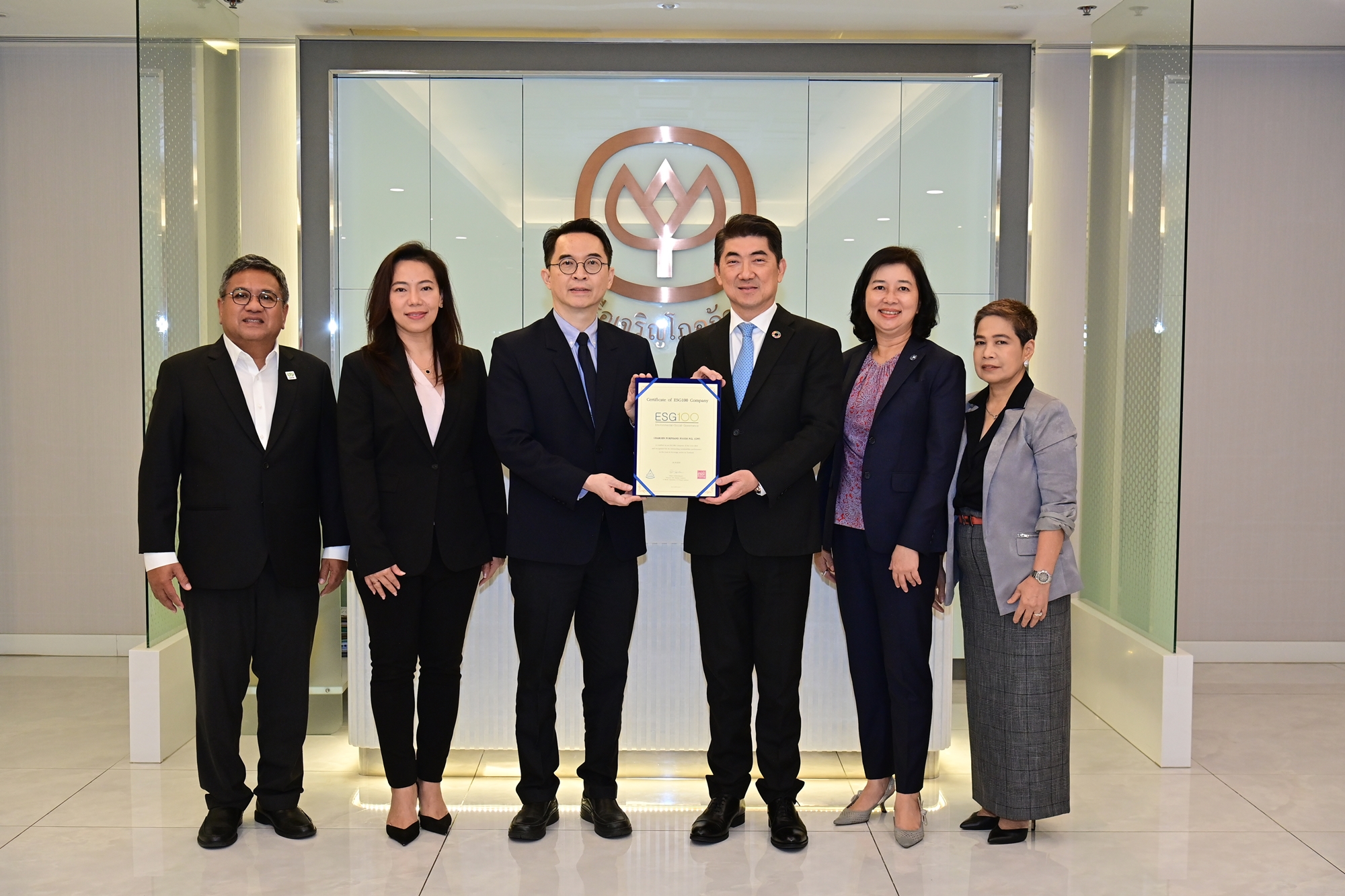 CP Foods Secures Spot in Prestigious ESG 100 List for 7th Consecutive Year CP Foods Secures Spot in Prestigious ESG 100 List for 7th Consecutive Year