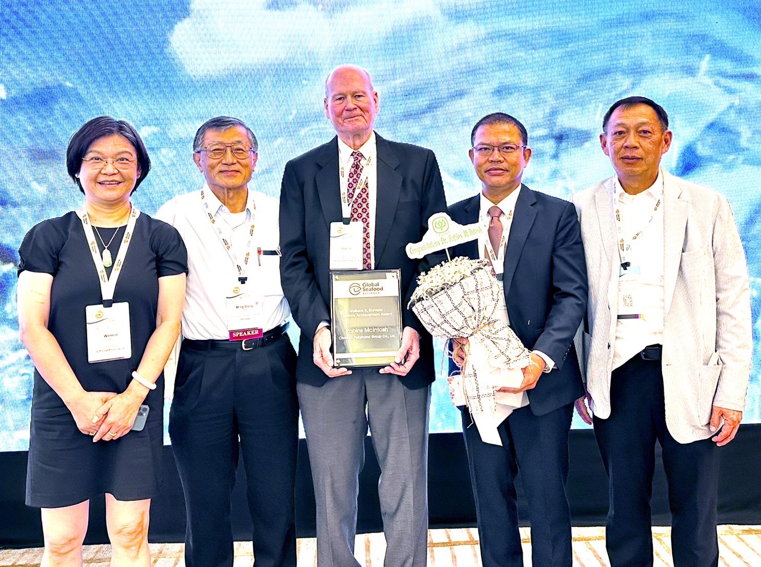 CP Foods' aquaculture expert is recognized for revolutionizing the global sustainable shrimp sector