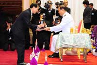 ซีพีเอฟ รับพระราชทานรางวัล “เทพทอง-องค์กรดีเด่น”
