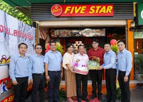 ห้าดาว เปิดร้าน FIVE STAR ประเดิมสาขาแรกจังหวัดหนองคาย ห้าดาว เปิดร้าน FIVE STAR ประเดิมสาขาแรกจังหวัดหนองคาย