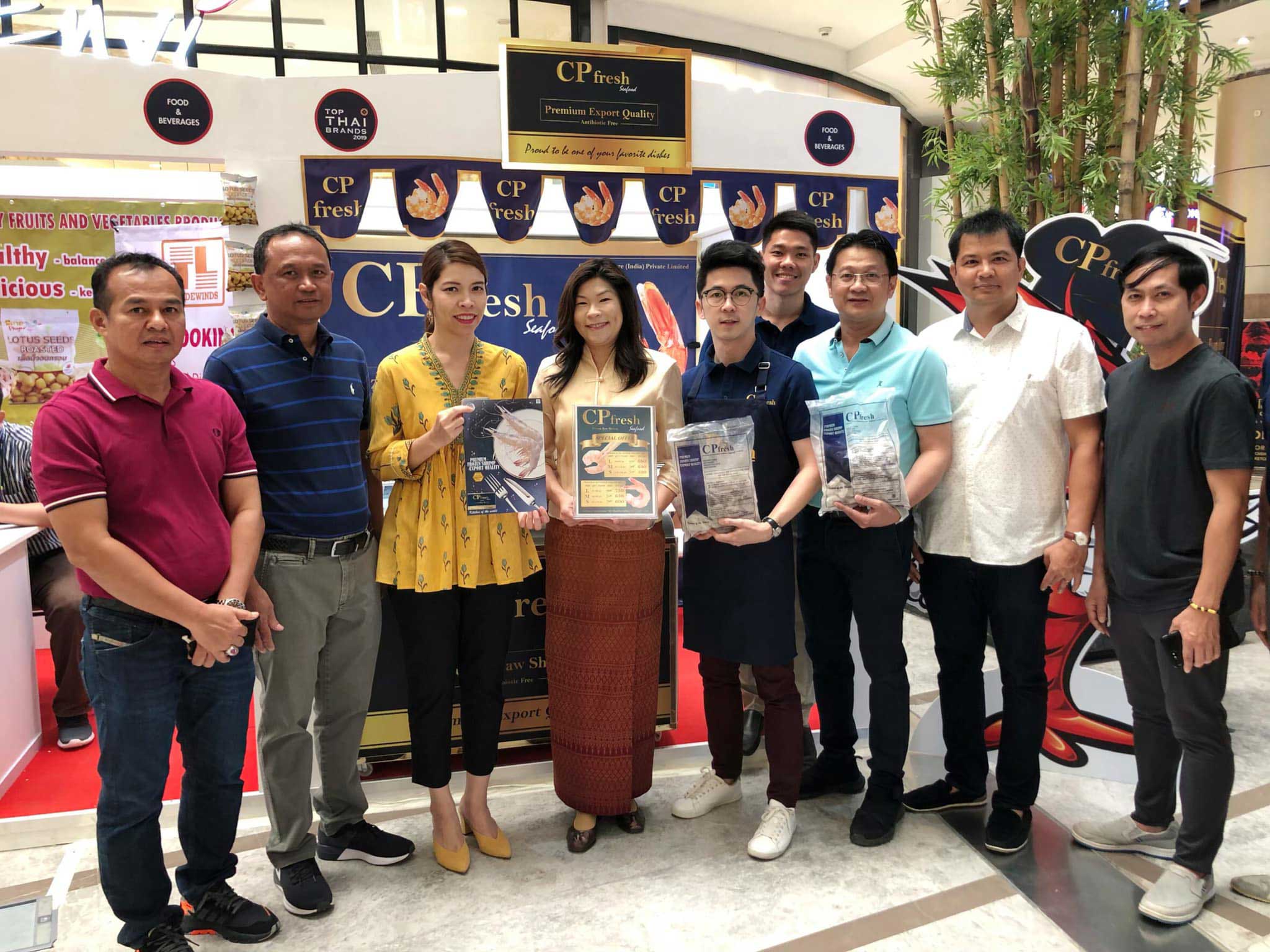 รักษาการกงสุลใหญ่ ณ เมืองเจนไน ชมนวัตกรรมอาหาร บูธซีพีเอฟ อินเดีย ในงาน "Top Thai Brands 2019"