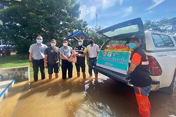 CP Foods provides food aid to flood victims of Tropical Storm Dianmu