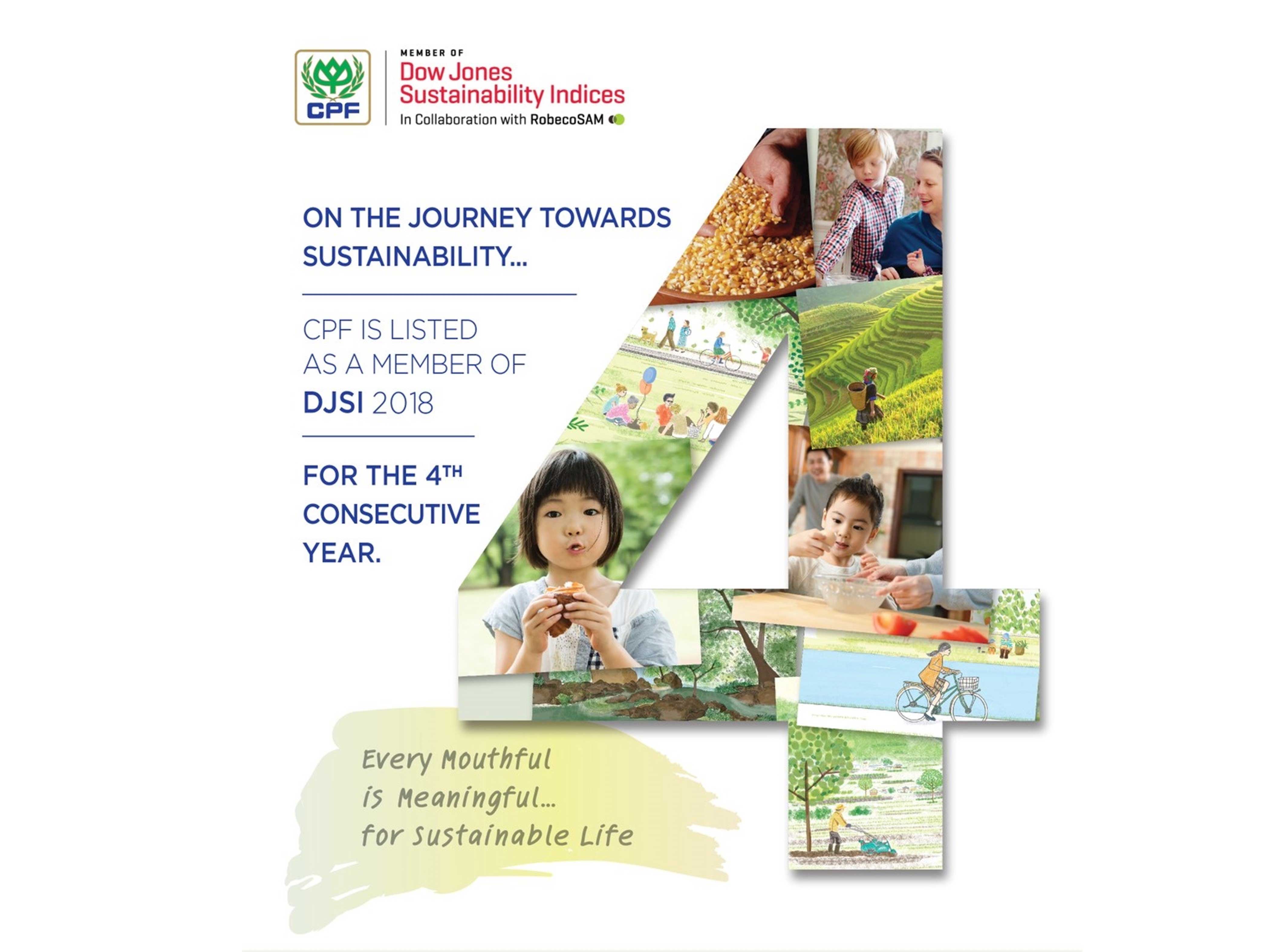 CPF retains in DJSI list for 4th year CPF retains in DJSI list for 4th year