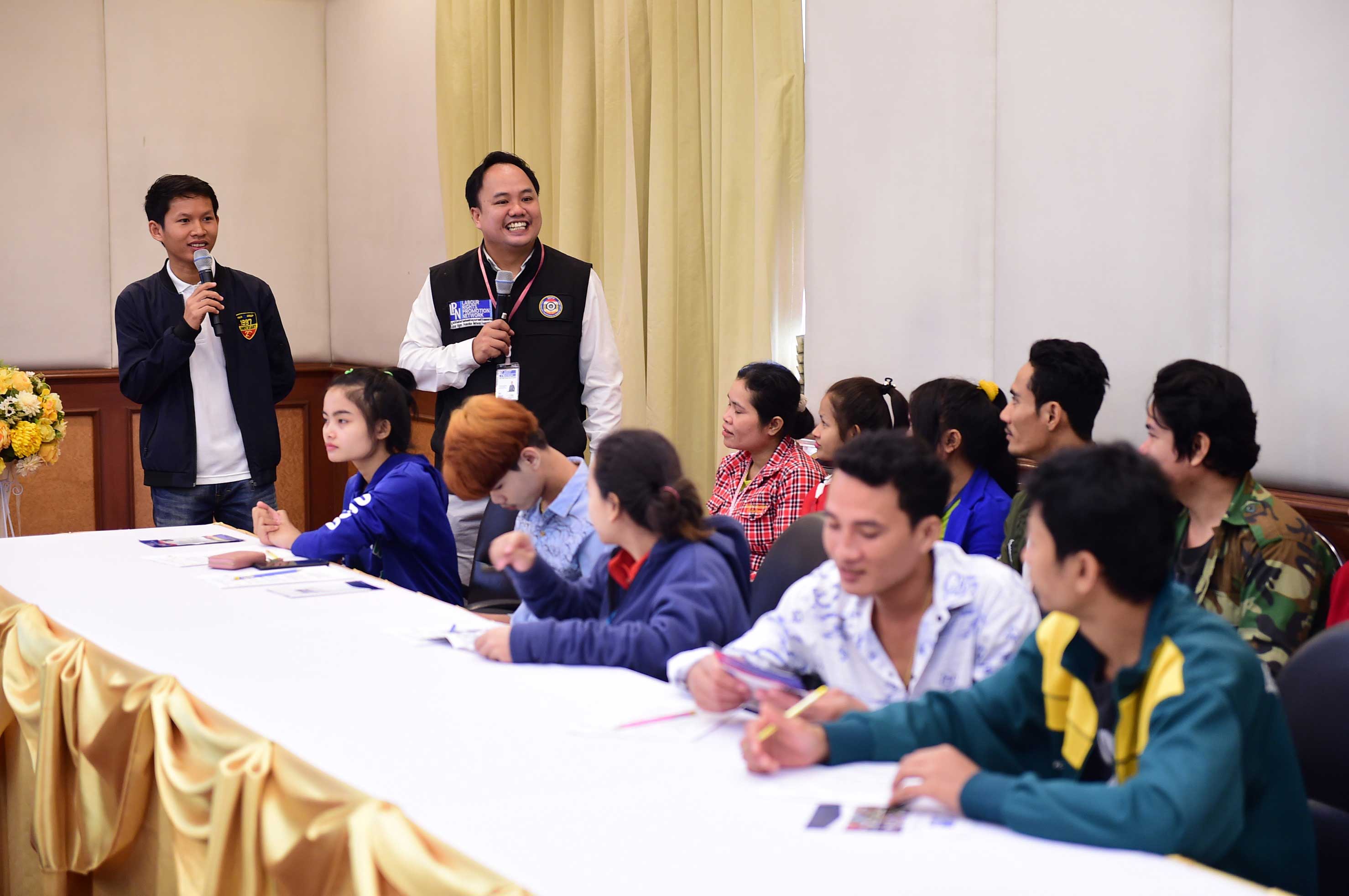 LPN hosted training session to promote labour rights among migrant workers